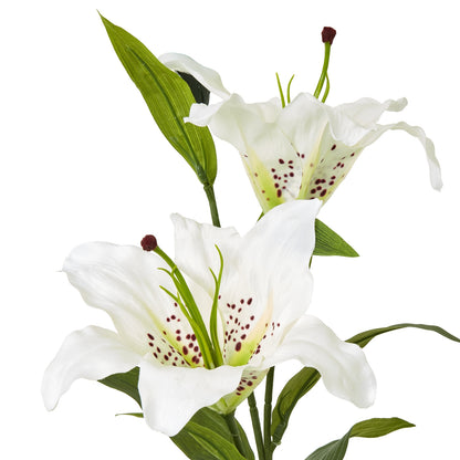 White Madonna Lily Spray by Hill Interiors - image 2