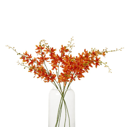 Orange Cymbidium Spray by Hill Interiors - image 3