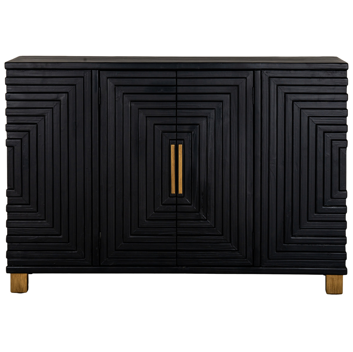 Lennox Black 2 Door Sideboard by Hill Interiors - image 3