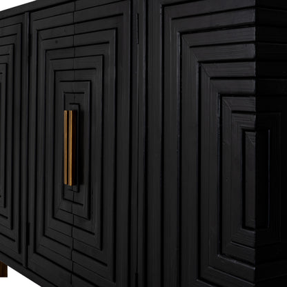 Lennox Black 2 Door Sideboard by Hill Interiors - image 4
