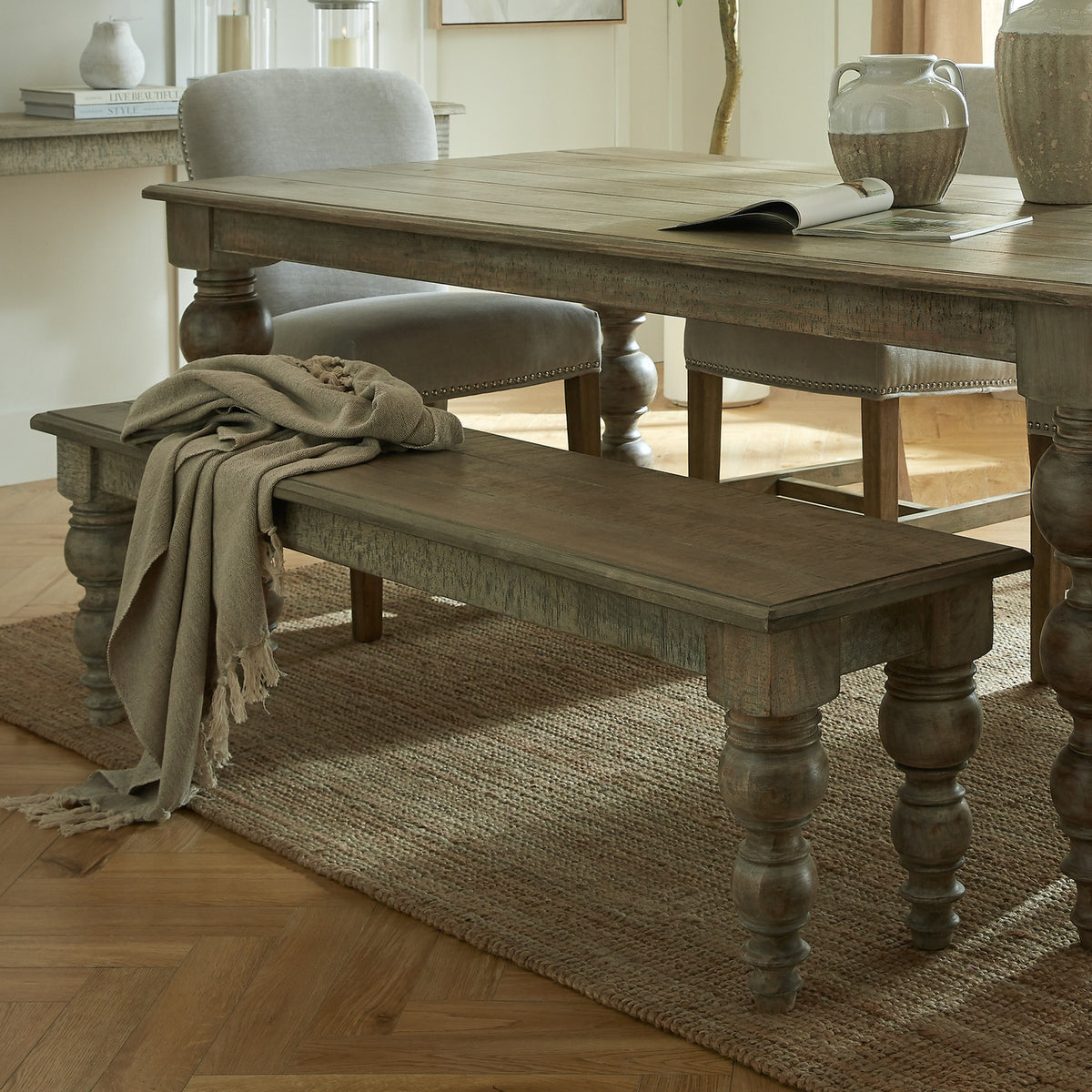 The Rutland Collection Rectangular Bench by Hill Interiors - image 2