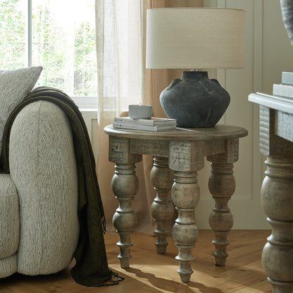 The Rutland Collection Round Side Table by Hill Interiors