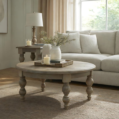 The Rutland Collection Round Coffee Table by Hill Interiors