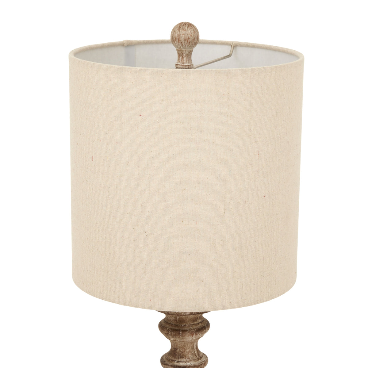 Pallido Candlestick Table Lamp With Linen Shade by Hill Interiors - image 4