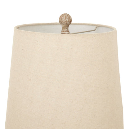 Chiaro Candlestick Table Lamp With Linen Shade by Hill Interiors - image 4