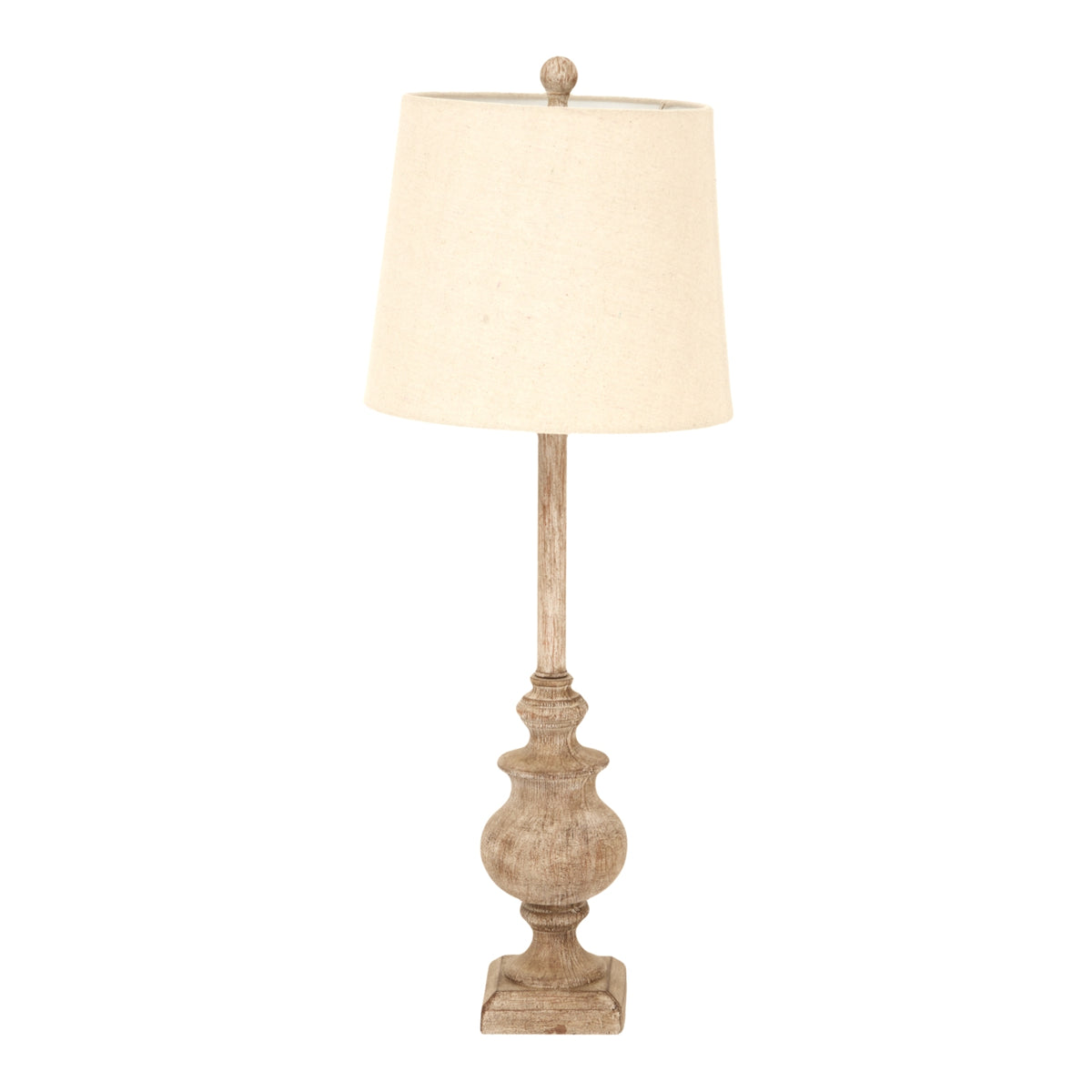 Chiaro Candlestick Table Lamp With Linen Shade by Hill Interiors