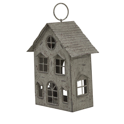 Rustic Metal Hanging House With Tealight Holder by Hill Interiors - image 2