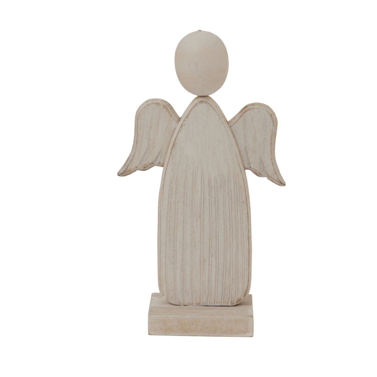 Whitewashed Rustic Angel by Hill Interiors