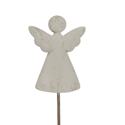Whitewashed Rustic Angel On Stand by Hill Interiors - image 2