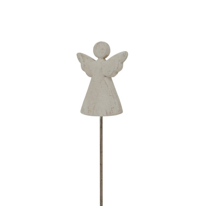 Whitewashed Rustic Angel On Stand by Hill Interiors - image 3