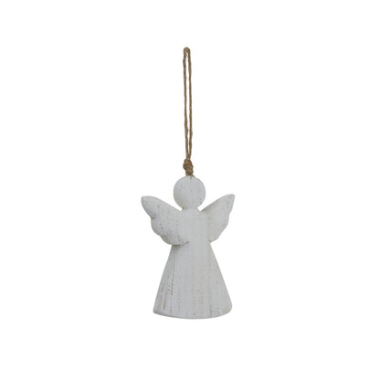 Whitewashed Rustic Hanging Angel by Hill Interiors - image 2