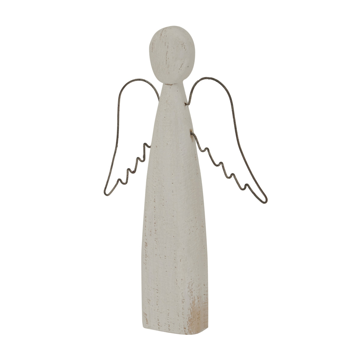 Whitewashed Rustic Standing Angel by SEDERVA - image 2