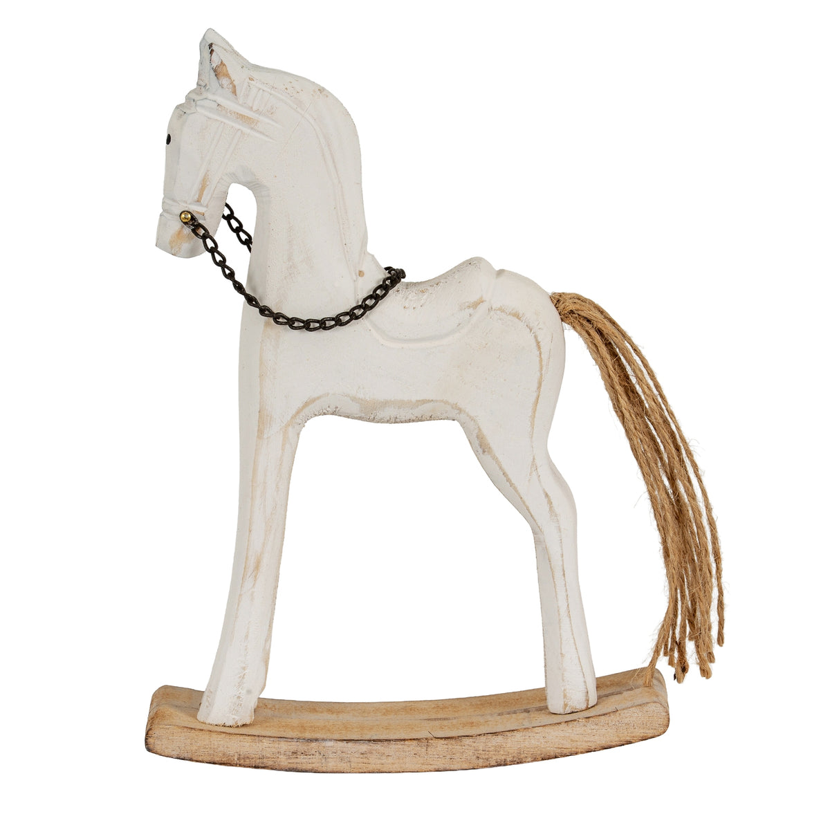 Whitewashed Rustic Rocking Horse by Hill Interiors - image 2