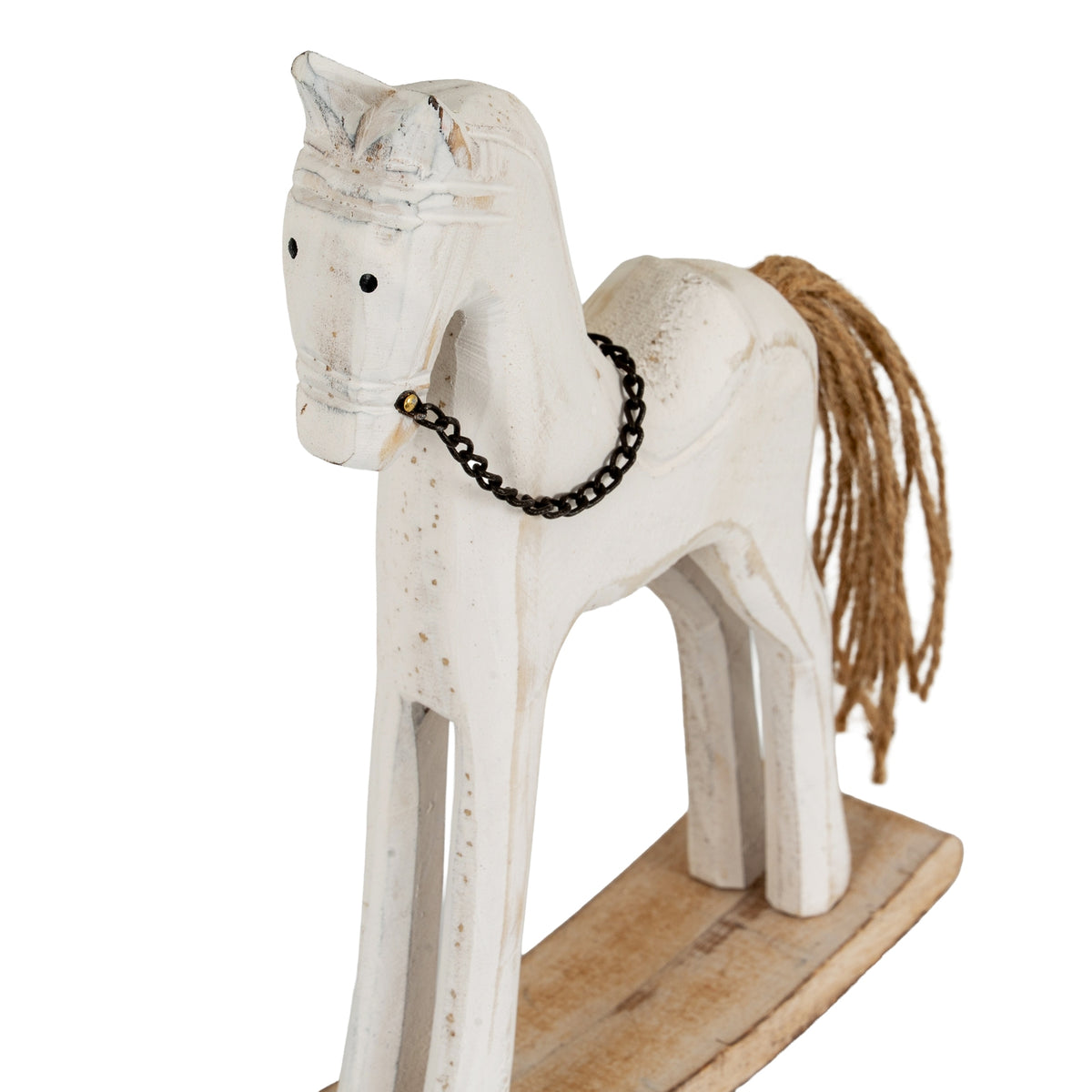 Whitewashed Rustic Rocking Horse by Hill Interiors - image 3