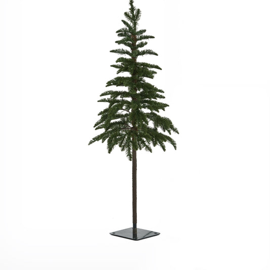 Medium Green Woodland Pre-Lit 200 Led Christmas Tree by Hill Interiors