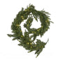 Green Pre-Lit Woodland 200 Led Fir Christmas Garland by Hill Interiors