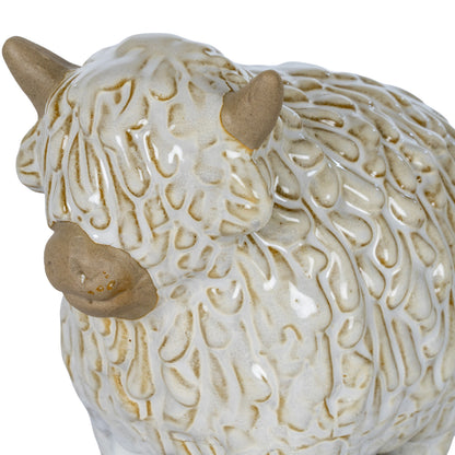 Alora Ceramic Highland Cow by Hill Interiors - image 2
