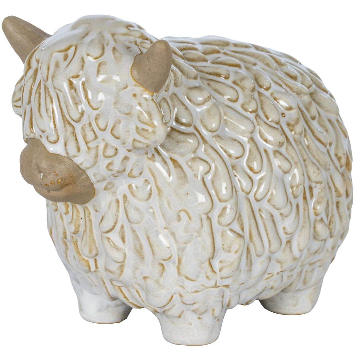 Alora Ceramic Highland Cow by Hill Interiors