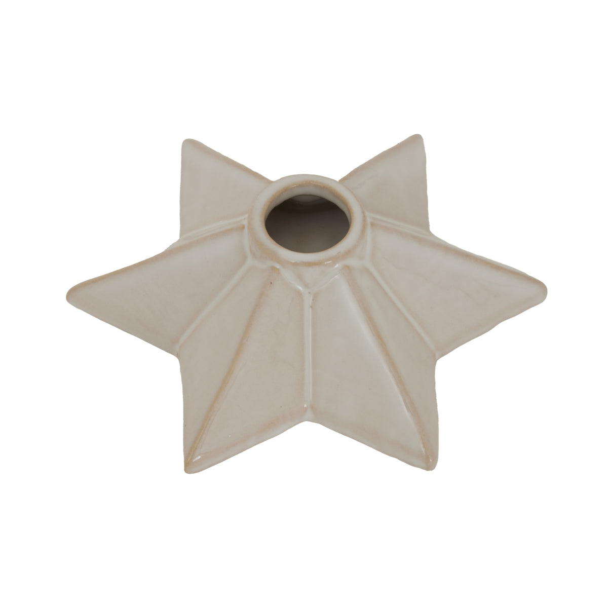 Alora Ceramic Angled Star Candle Holder by Hill Interiors - image 3