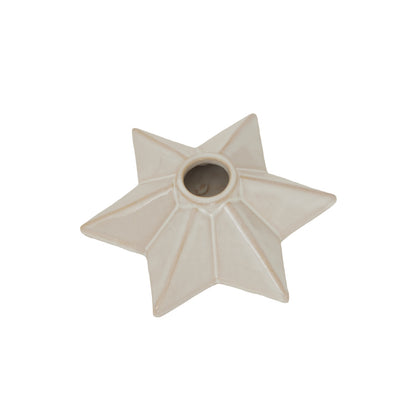 Alora Ceramic Angled Star Candle Holder by Hill Interiors - image 4