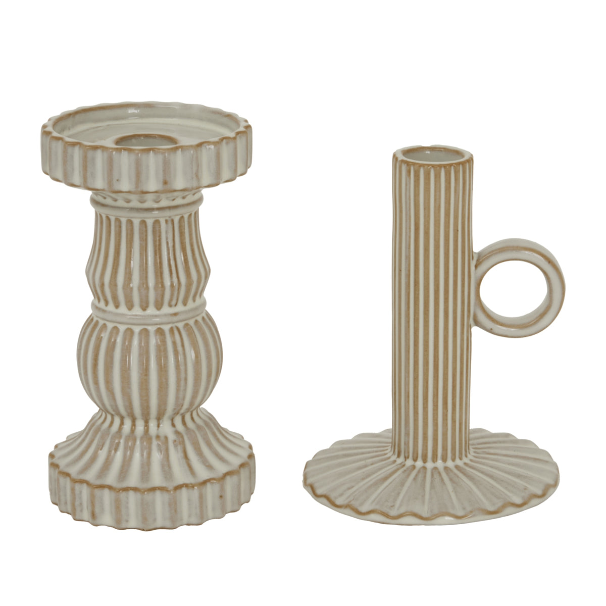 Alora Ceramic Pillar Candle Holder by Hill Interiors - image 2