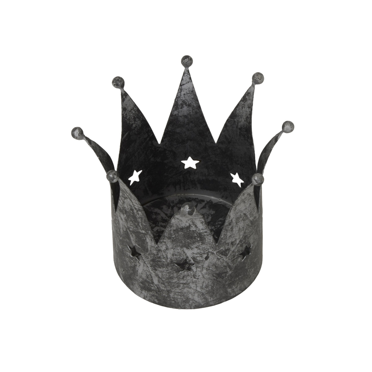 Antique Silver Crown Candle Holder by Hill Interiors - image 2