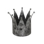 Antique Silver Crown Candle Holder by Hill Interiors