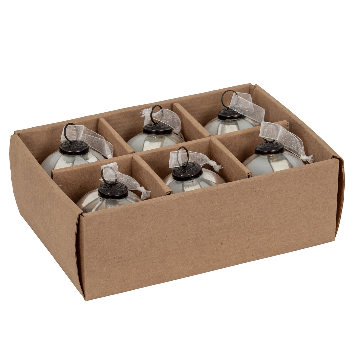 Coffee Ombre Set Of 6 Baubles by Hill Interiors - image 3