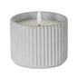 Luxe Collection Natural Glow Chalk Ribbed Medium Led Candle by Hill Interiors