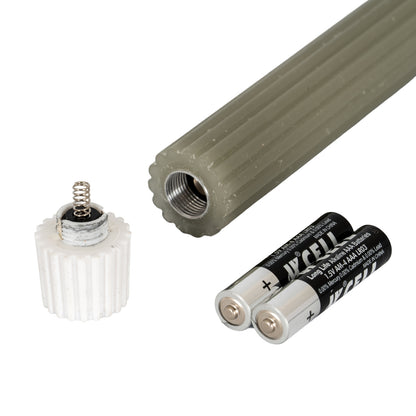 Luxe Collection Natural Glow Sage Ribbed Taper Candles by SEDERVA - image 3