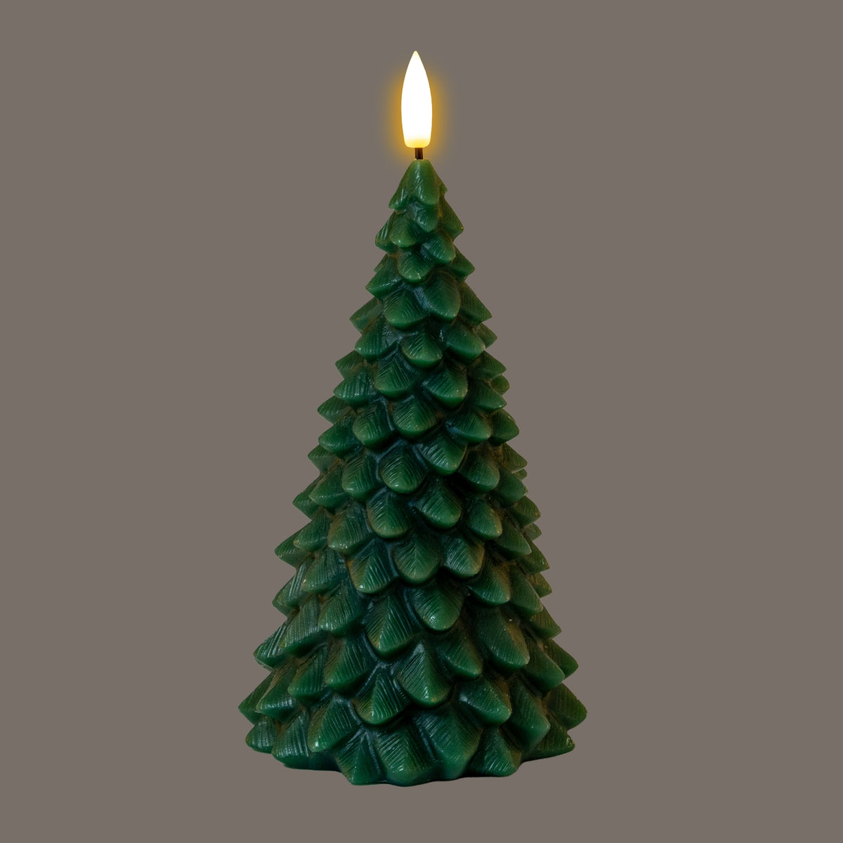 Luxe Collection Natural Glow Green Tree LED Wax Candle by Hill Interiors - image 2