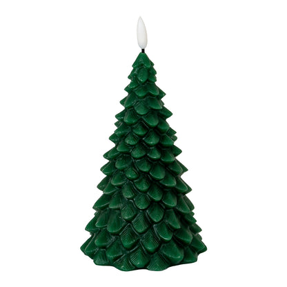 Luxe Collection Natural Glow Green Tree LED Wax Candle by Hill Interiors