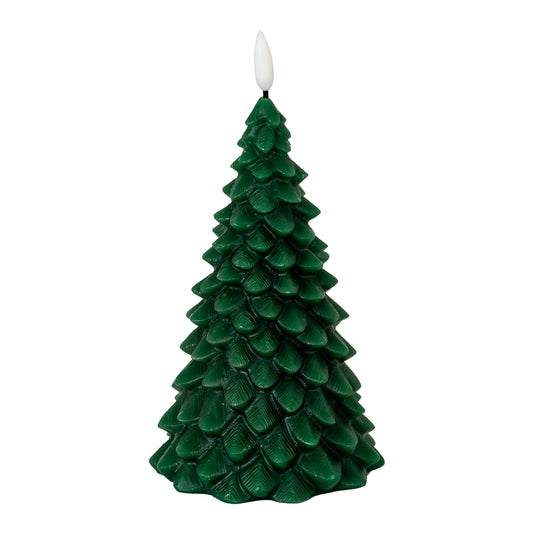 Luxe Collection Natural Glow Green Tree LED Wax Candle by Hill Interiors