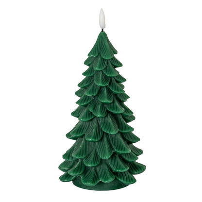 Luxe Collection Natural Glow Green Large Tree LED Wax Candle by Hill Interiors