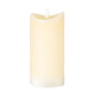 Luxe Collection Natural Glow 2.75x6 Cream Melted LED Candle by Hill Interiors