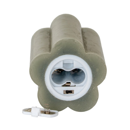 Luxe Collection Natural Glow 2.75x5 Grey Pillar LED Candle by Hill Interiors - image 5