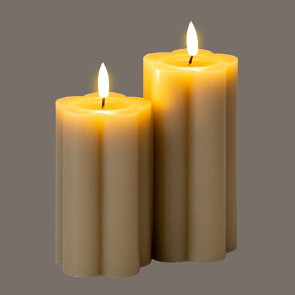 Luxe Collection Natural Glow 2.75x5 Stone LED Candle by Hill Interiors - image 4