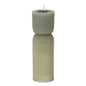 Luxe Collection Natural Glow 2.75x10 Grey Carved LED Candle by Hill Interiors