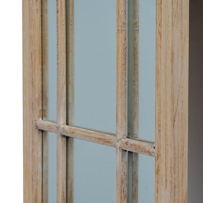 Washed Wood Tall Arched Window Mirror by Hill Interiors - image 3