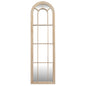 Washed Wood Tall Arched Window Mirror by Hill Interiors