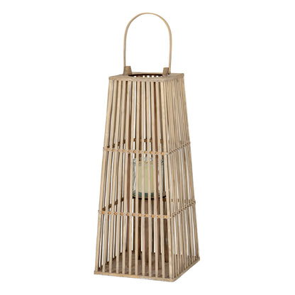 Medium Silo Wicker Lantern With Glass Holder by Hill Interiors - image 3