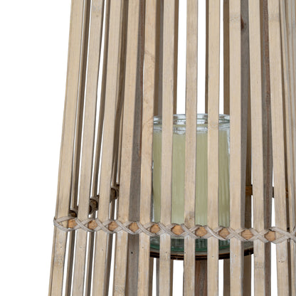 Small Silo Wicker Lantern With Glass Holder by Hill Interiors - image 5