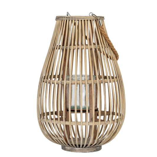 Medium Ellipse Lantern With Glass Holder by Hill Interiors