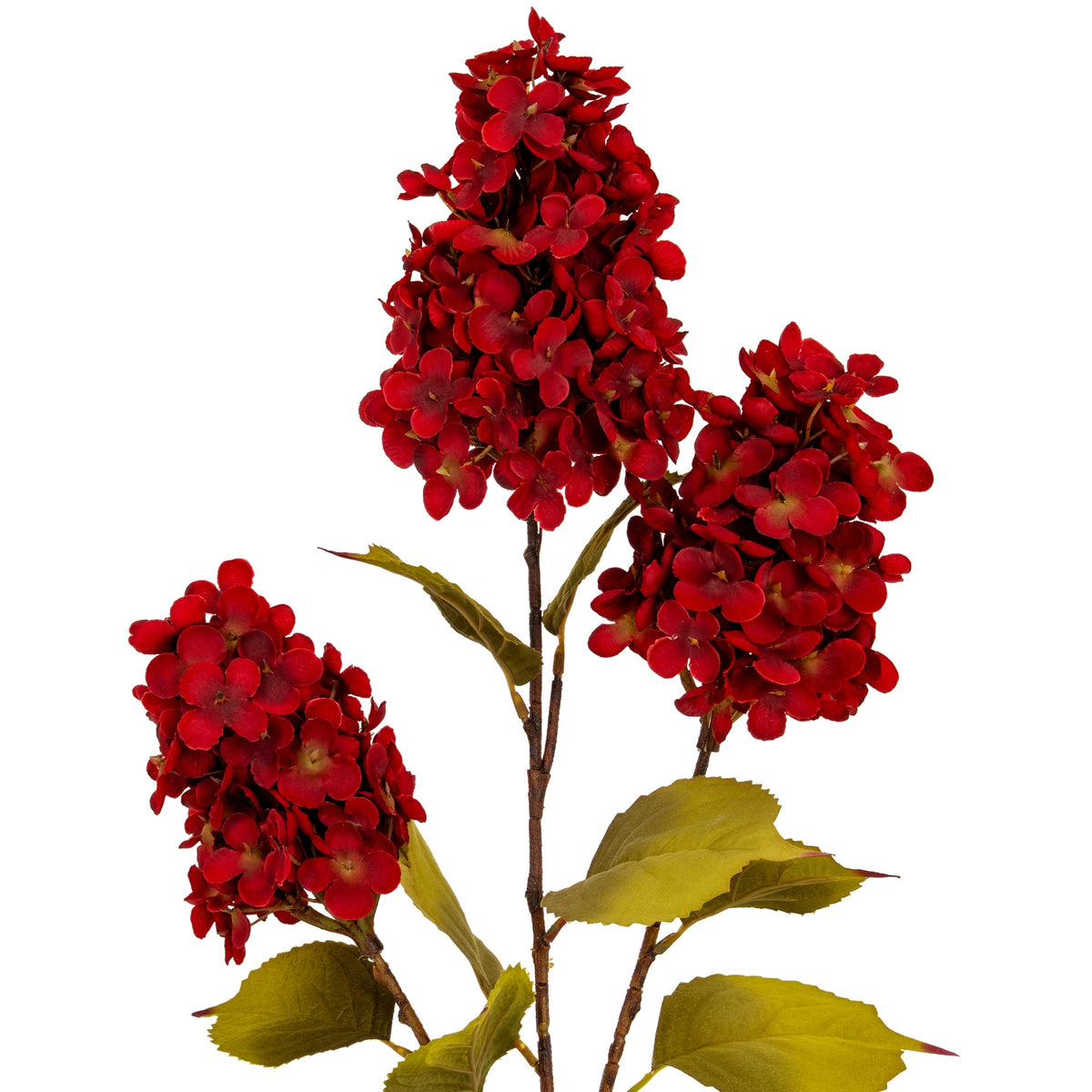 Dark Red Spear Hydrangea Spray by Hill Interiors - image 3