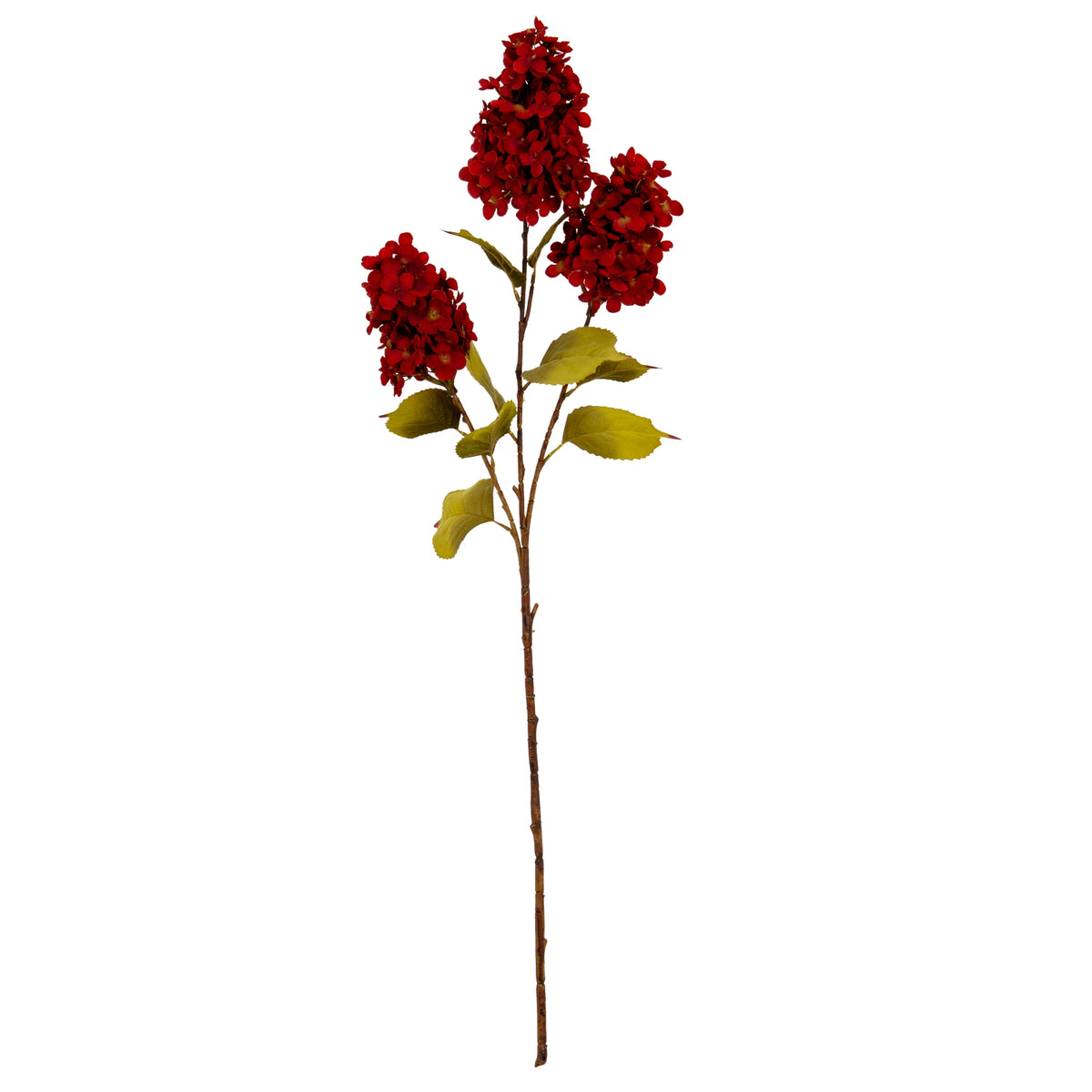Dark Red Spear Hydrangea Spray by Hill Interiors - image 4