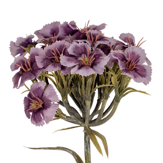 Purple Dianthus Spray by Hill Interiors