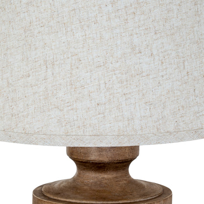 Tassora Table Lamp With Edged Linen Shade by Hill Interiors - image 3