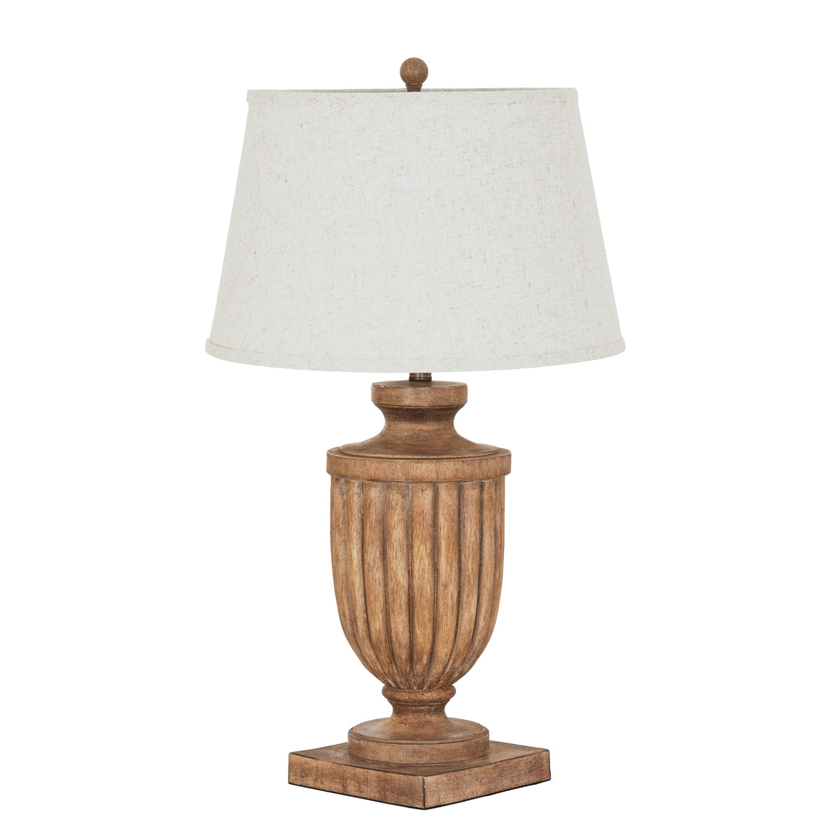 Tassora Table Lamp With Edged Linen Shade by Hill Interiors - image 4