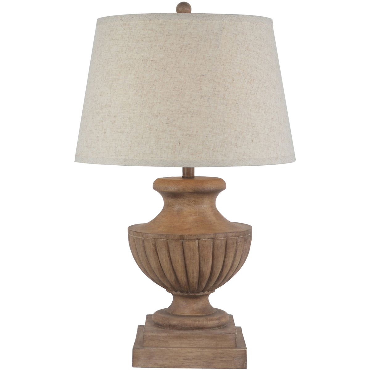 Marbelle Table Lamp With Edged Linen Shade by Hill Interiors
