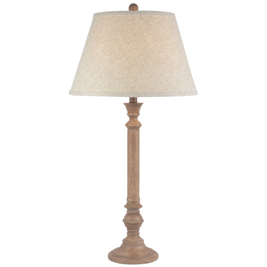 Solenne Table Lamp With Edged Linen Shade by Hill Interiors